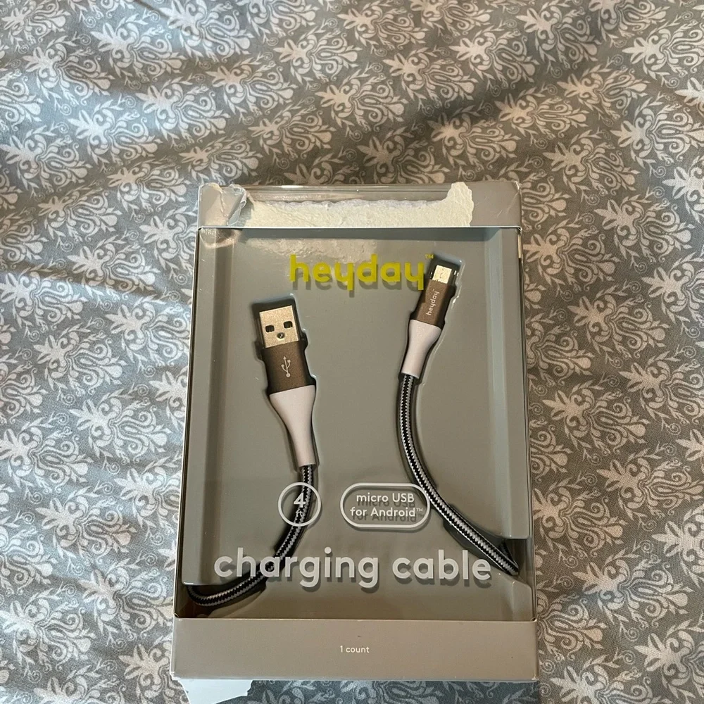 Heyday micro usb for Android 4 ft charging cable